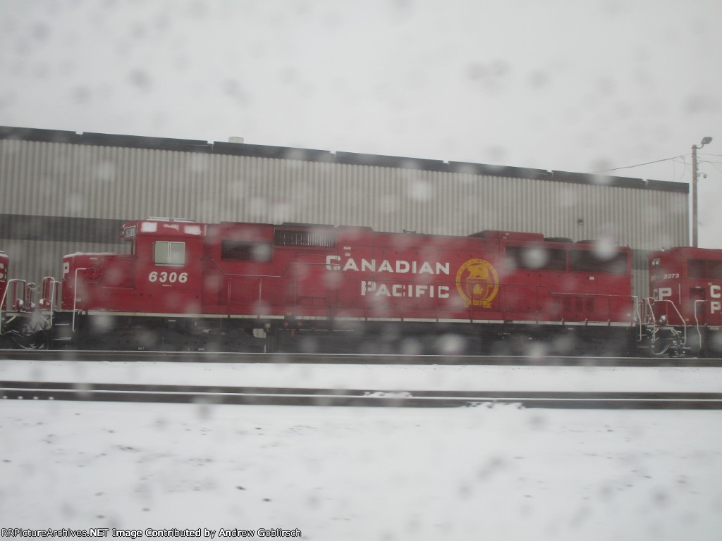CP 6306 in the Snow